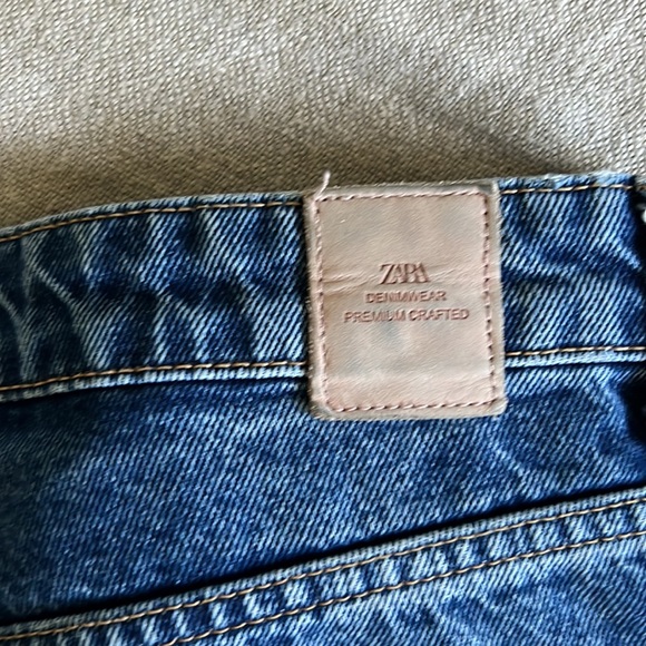 Zara Oversized distressed wide leg jeans - Picture 6 of 8